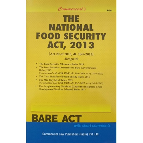 Commercial's National Food Security Act, (NFSA) 2013 Bare Act 2023 | Food Safety